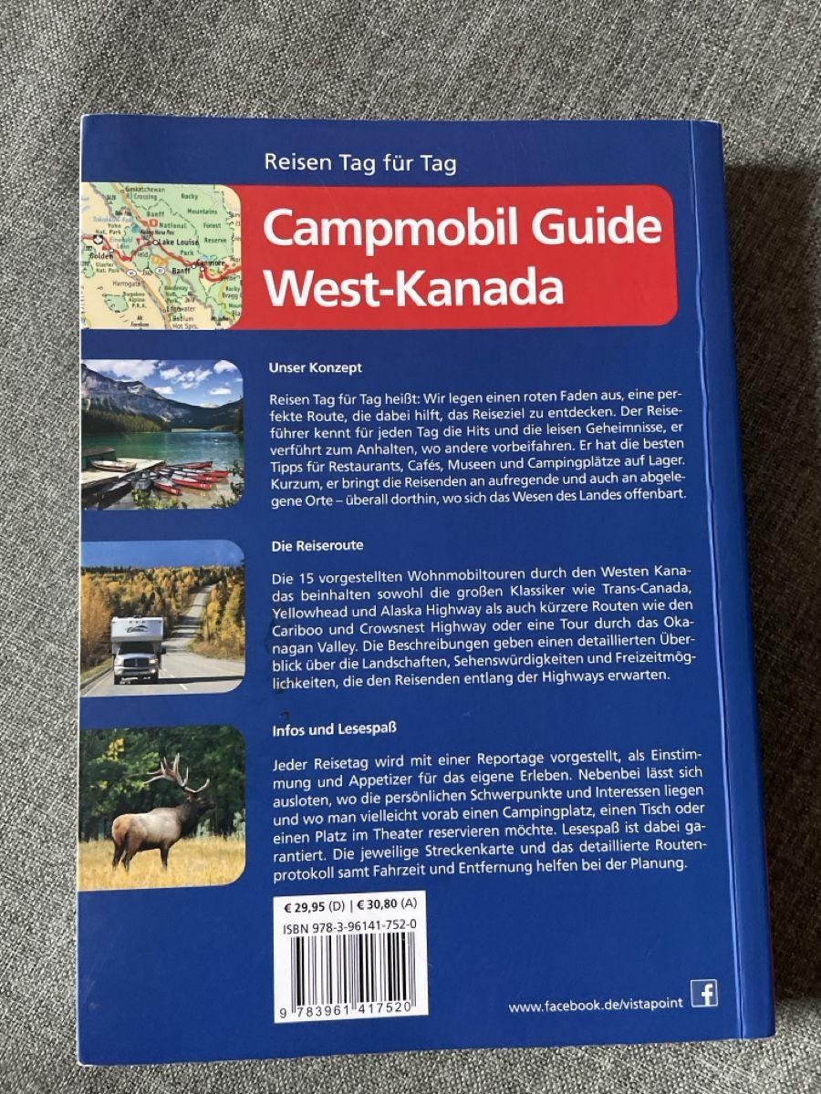 Libri: Reiseführer Campmobil West-Kanada – Usato da Steffisburg venduto da Patrick1984 1
