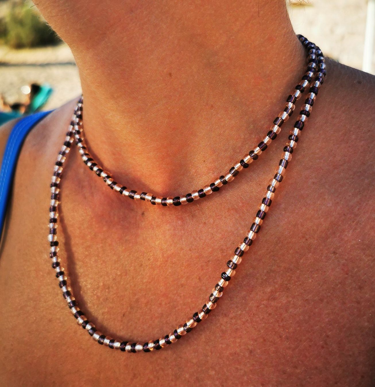 Catenine: Hand made Perlenkette (2 styles) – Nuovo e nell'imballaggio originale da Münsingen venduto da InnaN