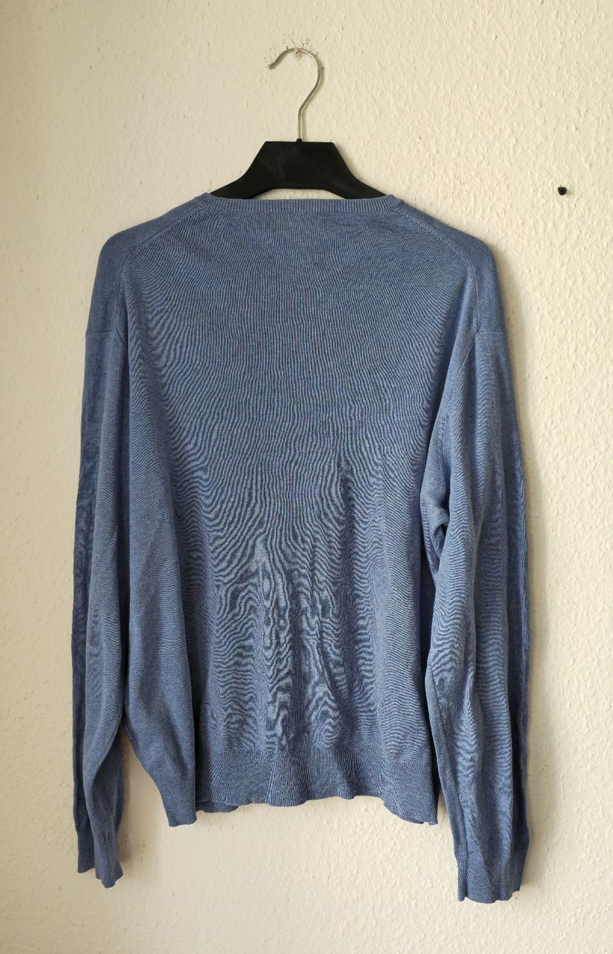 Ralph Lauren Maglioni & Felpe: Pull Ralph Lauren col V Bleu Ciel, Taille L – Usato da Genève venduto da MariaS2 3