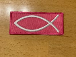 Jesus Fisch Ichthys Patch Sticker Aufnäher 110