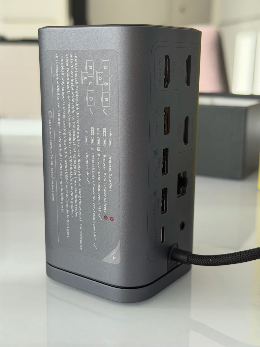 Baseus Docking station: Baseus Spacemate DisplayLink docking station 11-in1 – Nuovo (secondo la descrizione) da Zug venduto da andromed_x 2