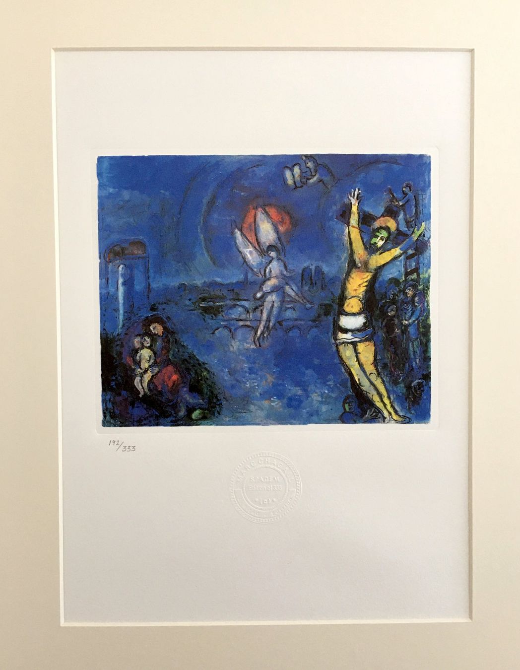 Grafica & Litografie: Marc Chagall "Kreuzigung" Zinkätzung – Usato da Nennigkofen venduto da Sommersonnen 1