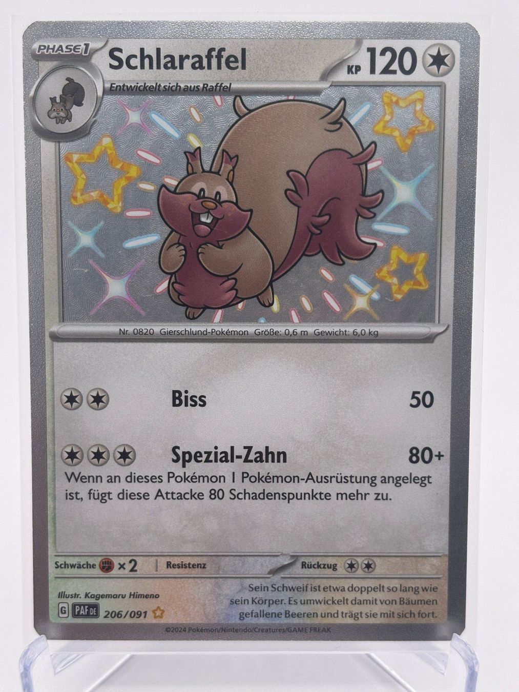 Pokémon Carte collezionabili: Paldeas Schicksale - Schlaraffel  (PAF 206) - DE – Nuovo (secondo la descrizione) da Allschwil venduto da Bullach
