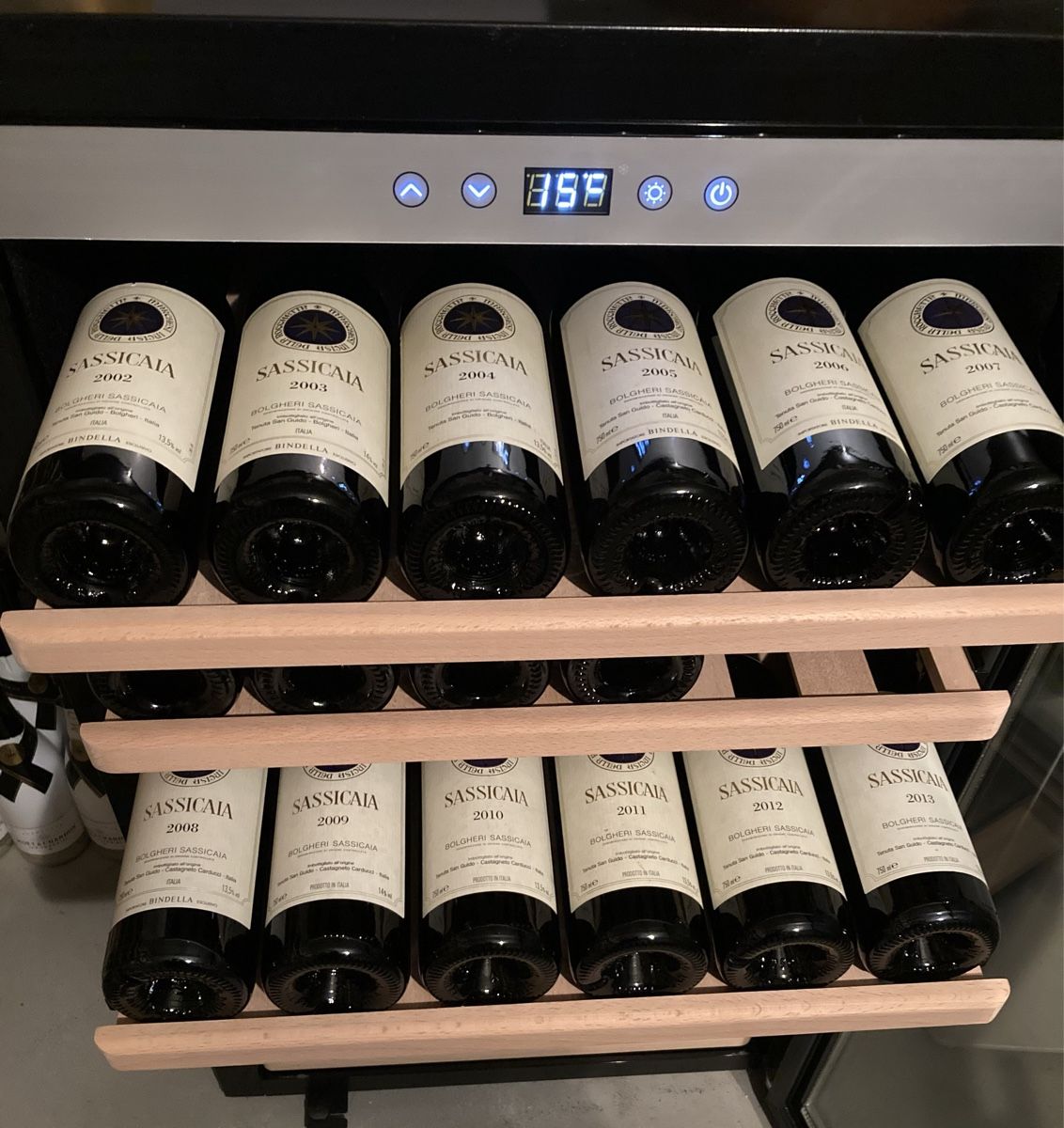 Sassicaia Wein: Sassicaia 2002 - 2017  16 Flaschen – Neu (gemäss Beschreibung) aus Roggwil BE von Maui2000