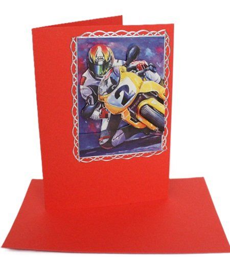 Cartoline: Karte A6 Rennwagen oder Motorrad – Nuovo (secondo la descrizione) da Schlatt TG venduto da glueckwunschkarte.22 2