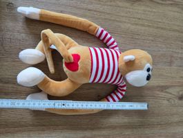 Kuscheltier, Affe 🐵 macht Geräusche, wenn er gedrückt wird