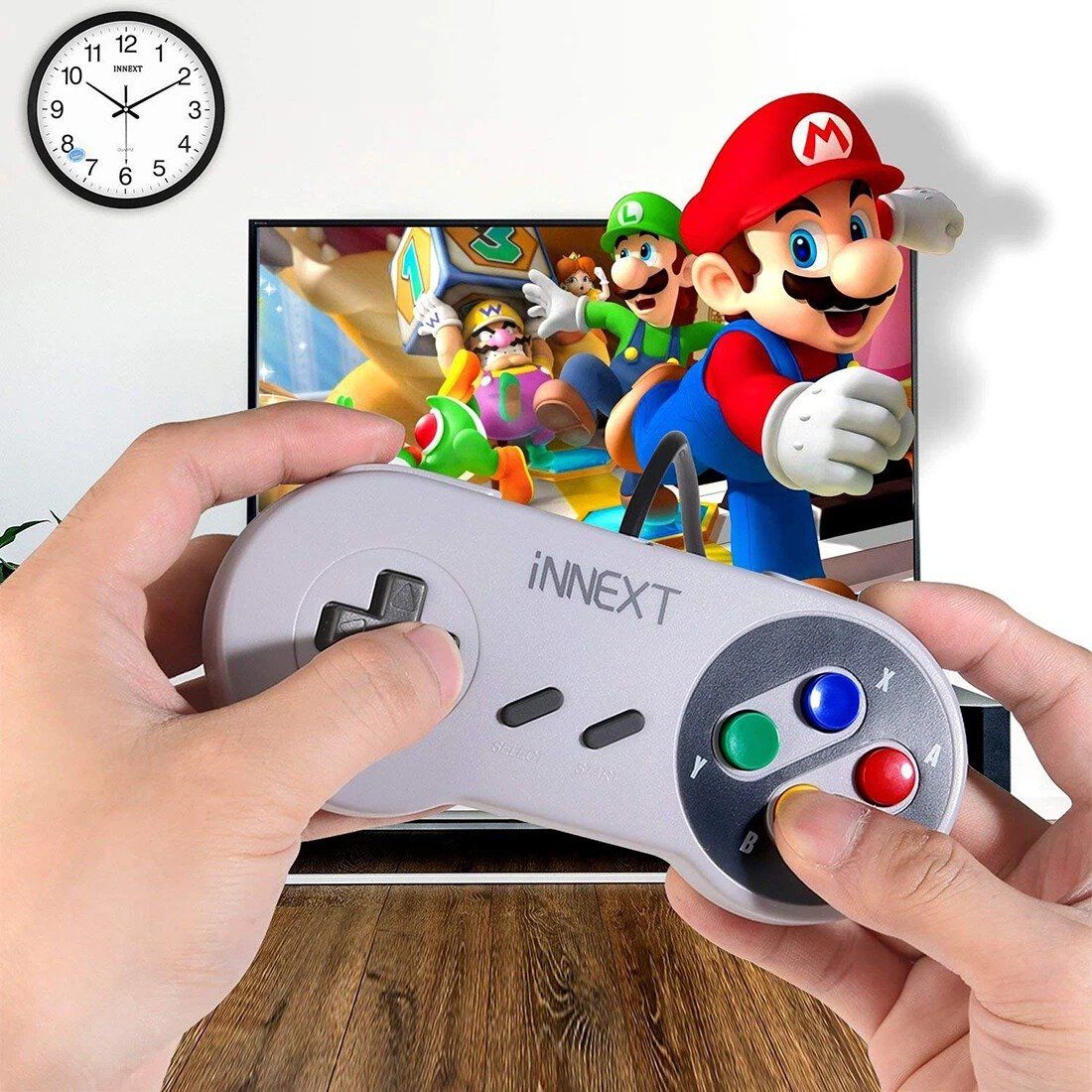 Controller: USB-Controller SNES NES Spiele Gamepad für Windows-PC Mac – Nuovo (secondo la descrizione) da Kirchdorf AG venduto da Apost008 2