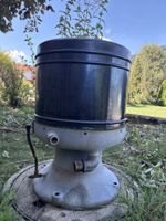 uralte Wäsche-/Schleudertrommel als Deko