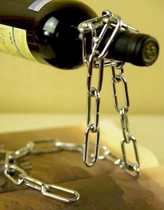 Weingestelle & -ständer: magische Weinkette Halter Ständer Weinhalter Weinständer – Neu und originalverpackt aus Dättlikon von easythings 2