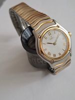 Ebel Sport 18 K-750 Gold Bezel Stahl Damenuhr