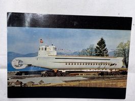 Original Postkarte Landi 1964 Le Mésoscaphe U-Boot