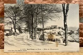 SAINT-CERGUE en HIVER - Hôtel de l‘Observatoire