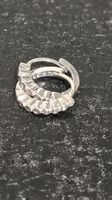 silber vergoldet Creolen 18k