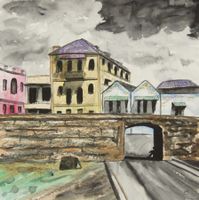 Aquarell: The wall