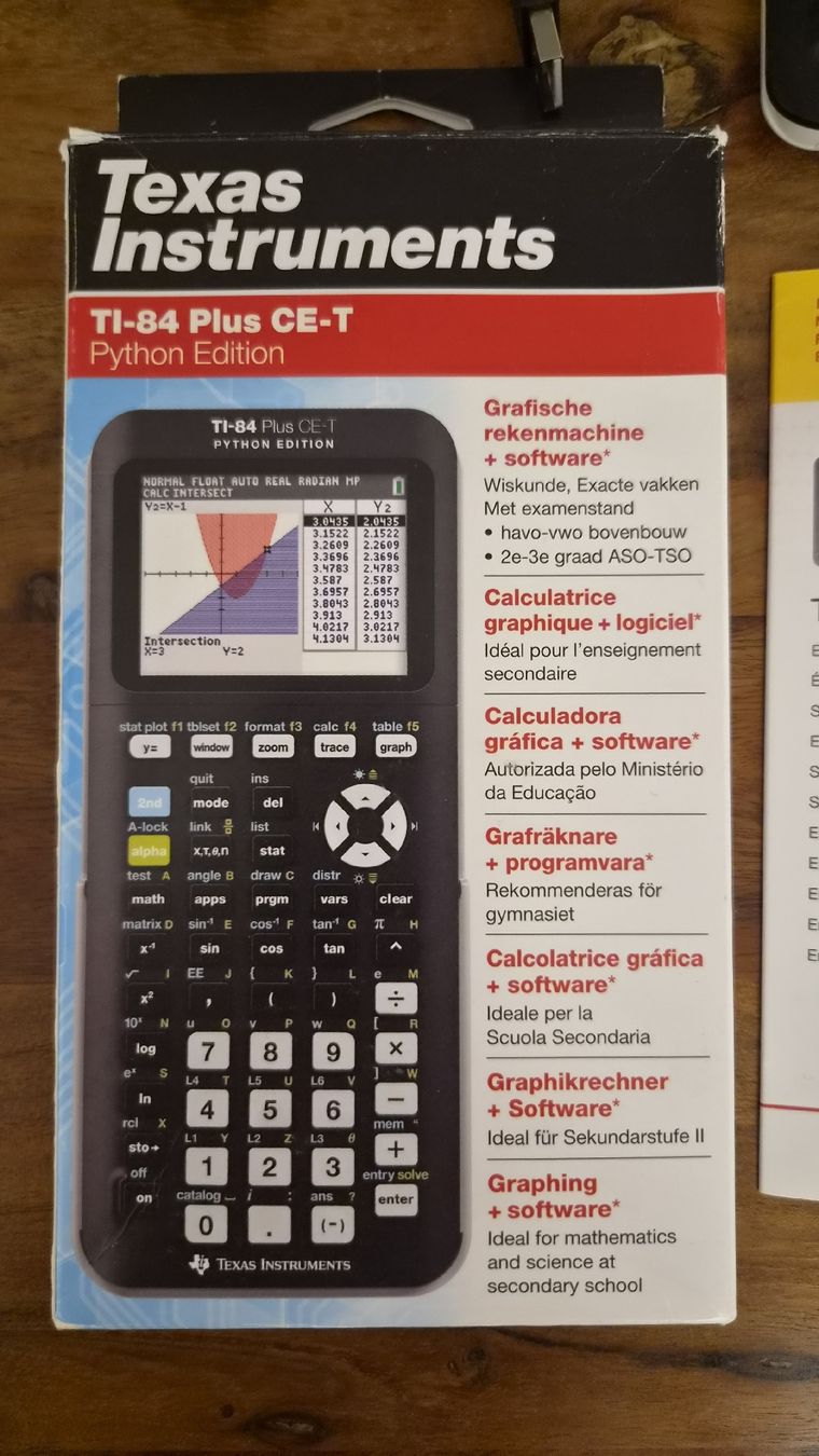 Texas Instruments Calcolatrici tascabili: Texas Instruments TI-84 Plus CE-T Python Edition (Akku neu) – Usato da Kriessern venduto da spi_kv7m 2