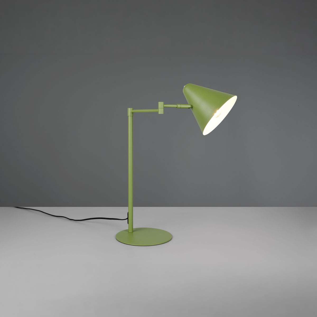 Lampade: Tischleuchte, Grün, Schalter, 51 cm Höhe – Nuovo (secondo la descrizione) da Kreuzlingen venduto da Smart-Light