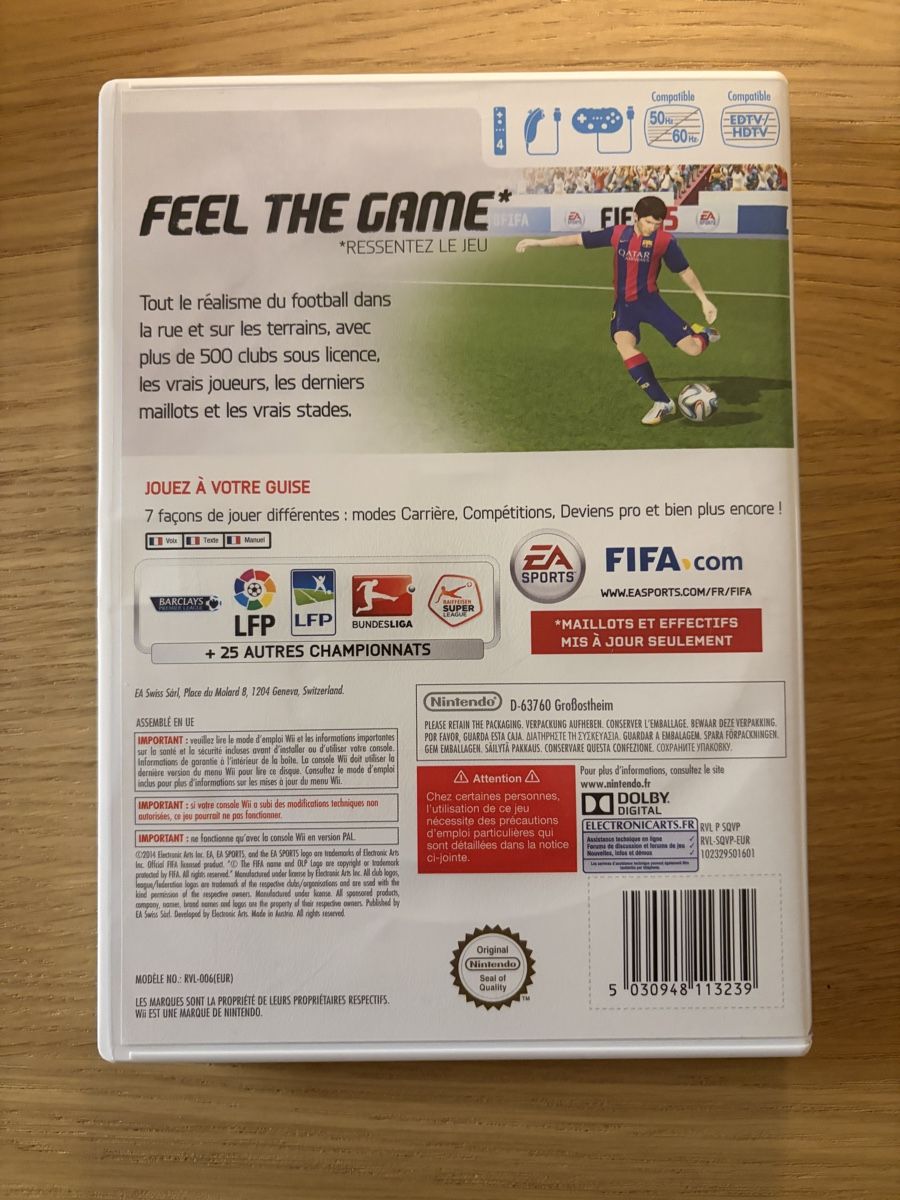 Nintendo Giochi: FIFA 15 - Nintendo Wii – Usato da Pully venduto da FunkyGames 1