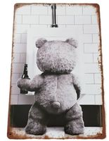 Ted Toilet - Blechschild (neu, OVP)