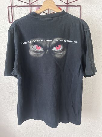 Vintage No Fear T-Shirt Y2K 90s Does Not Play Well Gr. L​​​​