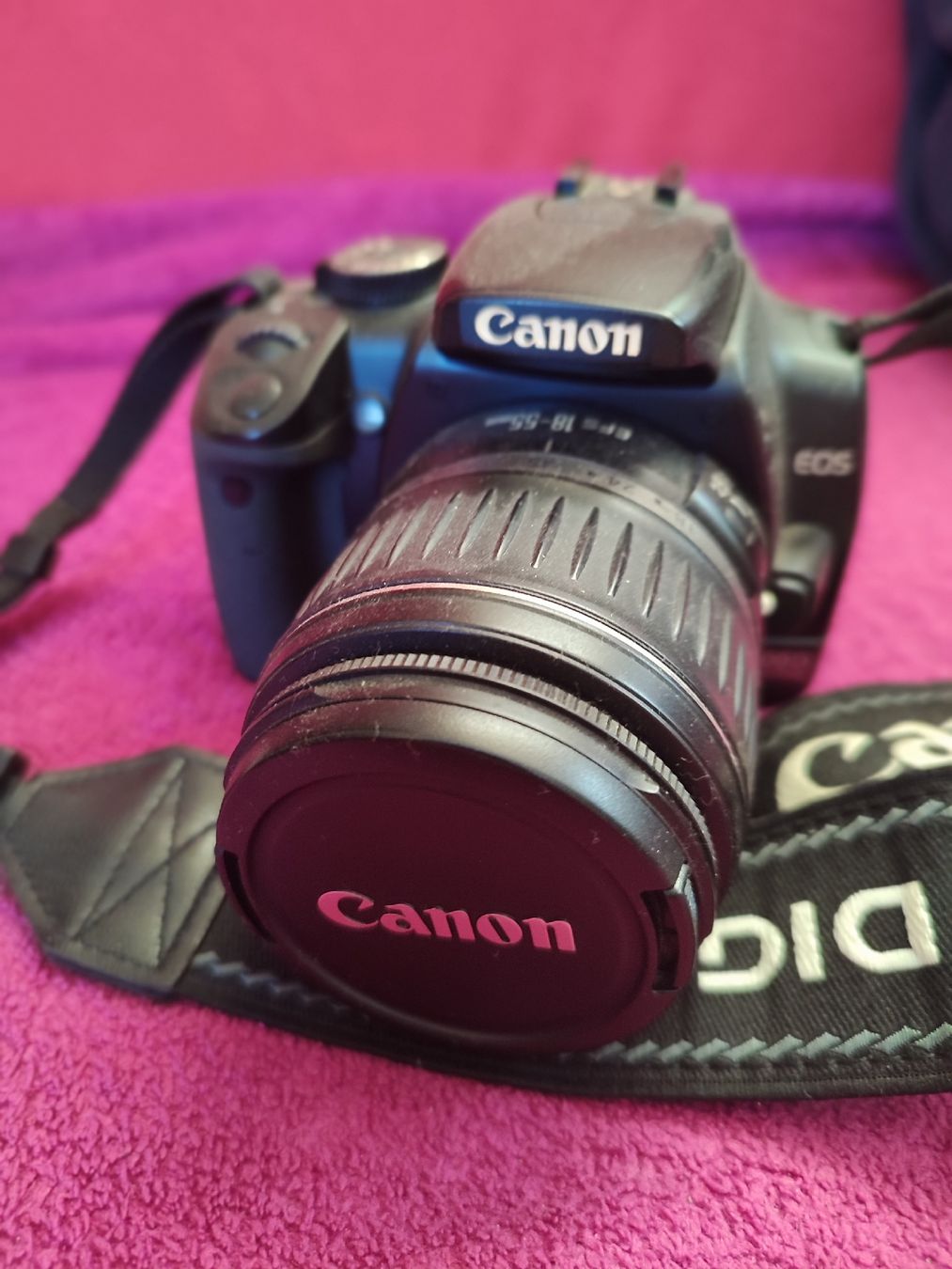Canon Fotocamera: Canon EOS Spiegelreflexkamera mit 18-55mm Objektiv gebraucht – Usato da Scherzingen venduto da gambach46