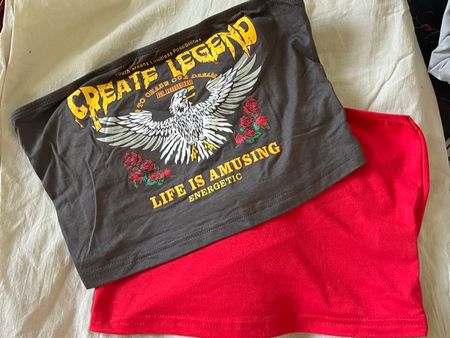 Lot de 2 tops bandeau 🦅
