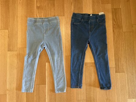 2 x Jeans Jeggings , Leggins Jeans Optik Gr.98