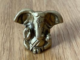 Ganesha Statue 3cm Messing