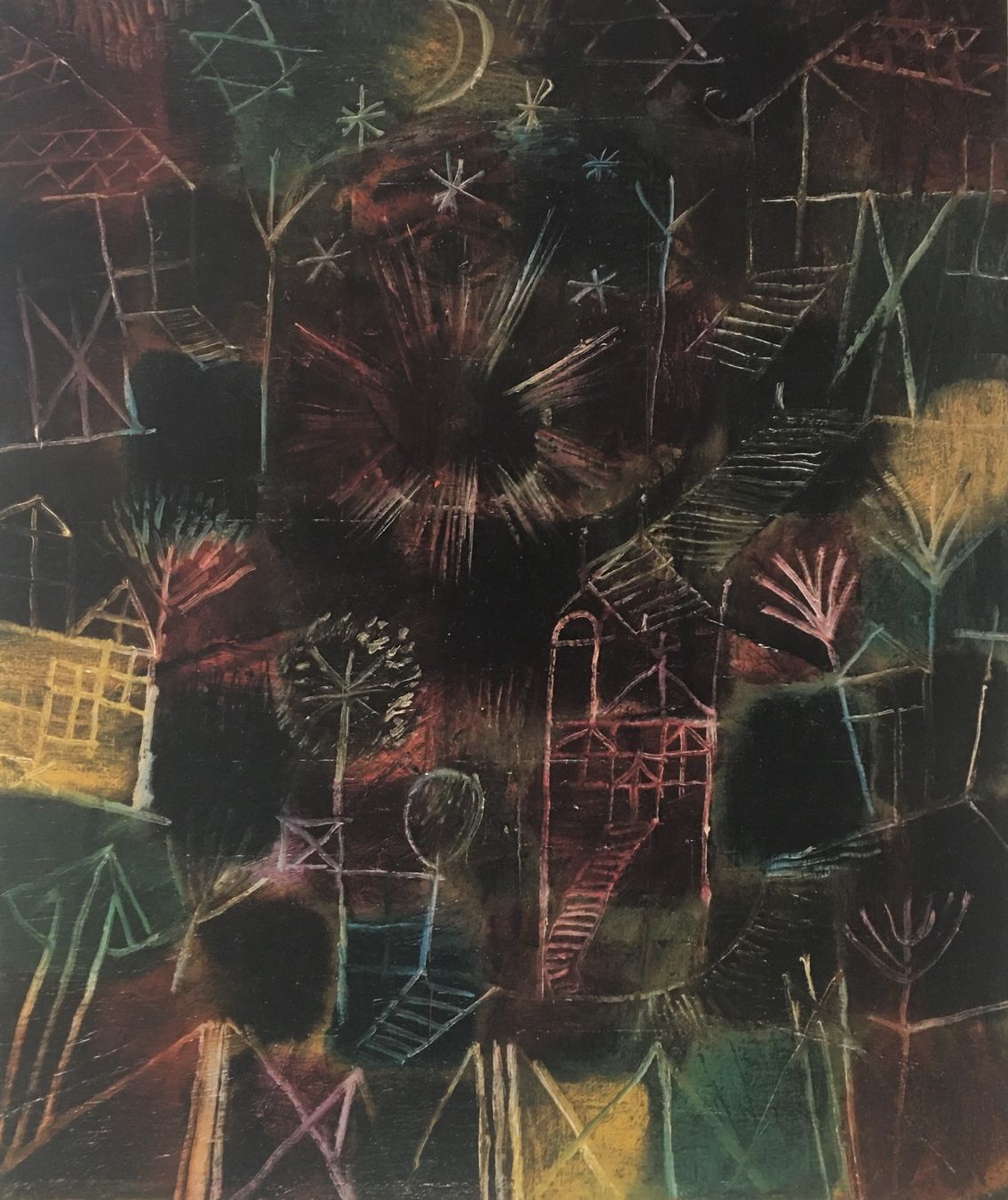 Grafica & Litografie: Paul Klee      "Kosmische Komposition"   KUNSTDRUCK – Usato da Nennigkofen venduto da waltraub 2