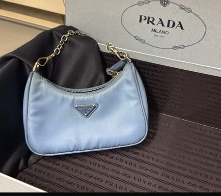 Mini Prada Re Edition Blau