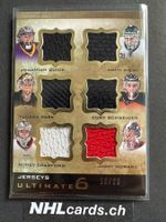 Goalie Rask, Quick, Howard, Niemi, Crawford Jersey Card /25