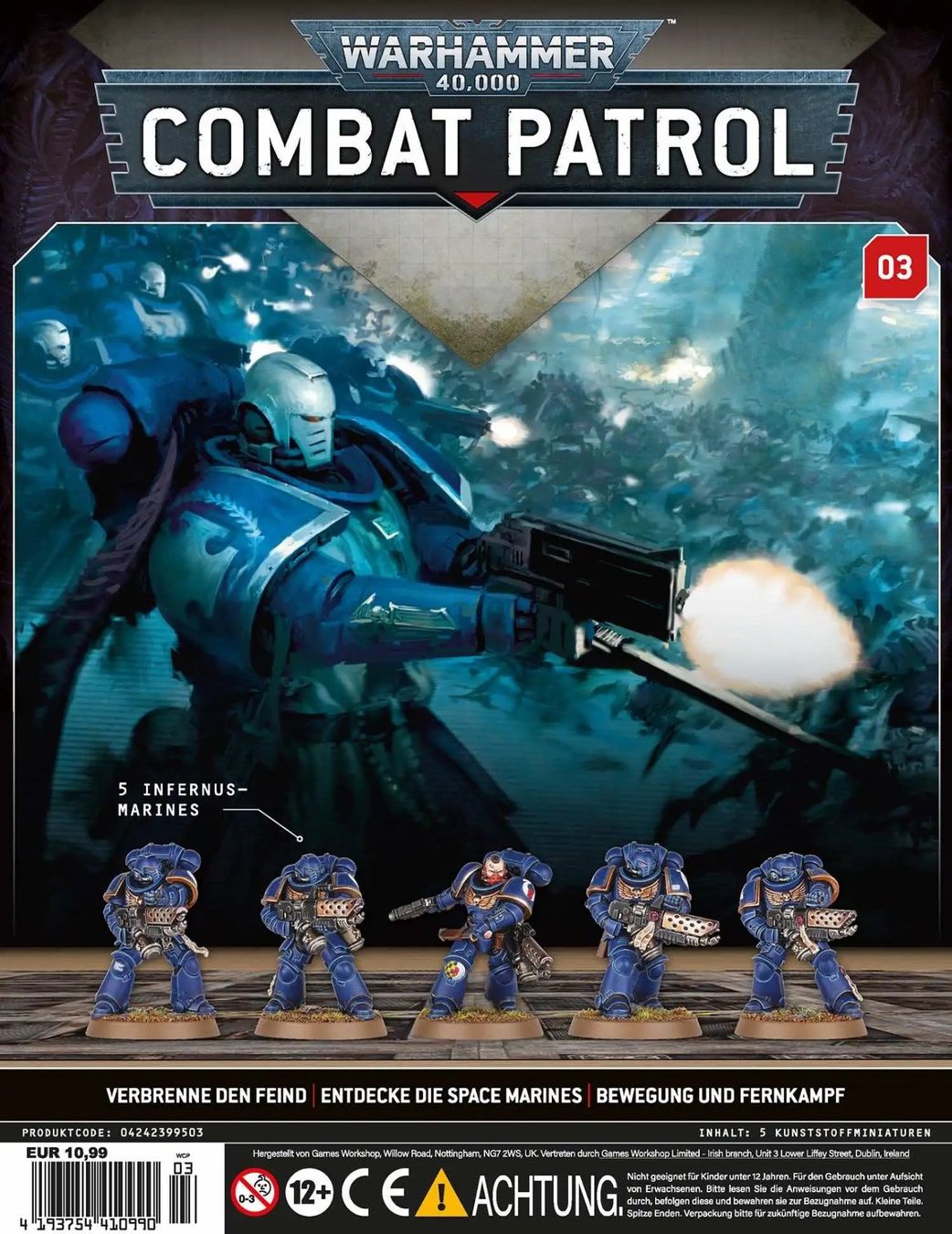 Kit di modellismo & Modellini statici: Combat Patrol 3: 5 Infernus Space Marines – Nuovo (secondo la descrizione) da Wetzikon ZH venduto da blubbmon