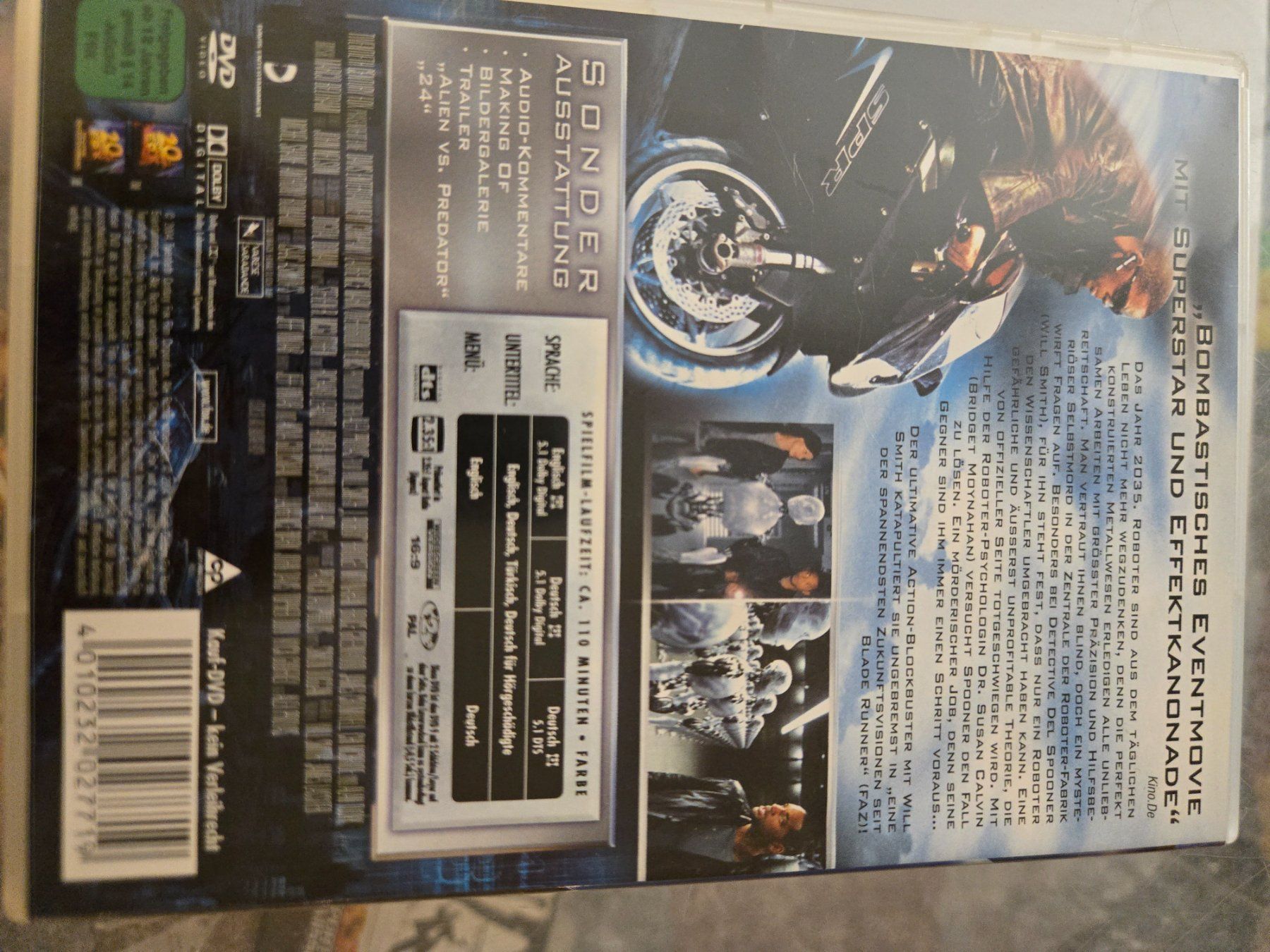 Tutti i DVDs: I, Robot DVD – Usato da Bussigny venduto da Kfdlt 1