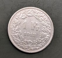 1 Fr. Münze CH 1913 Silber