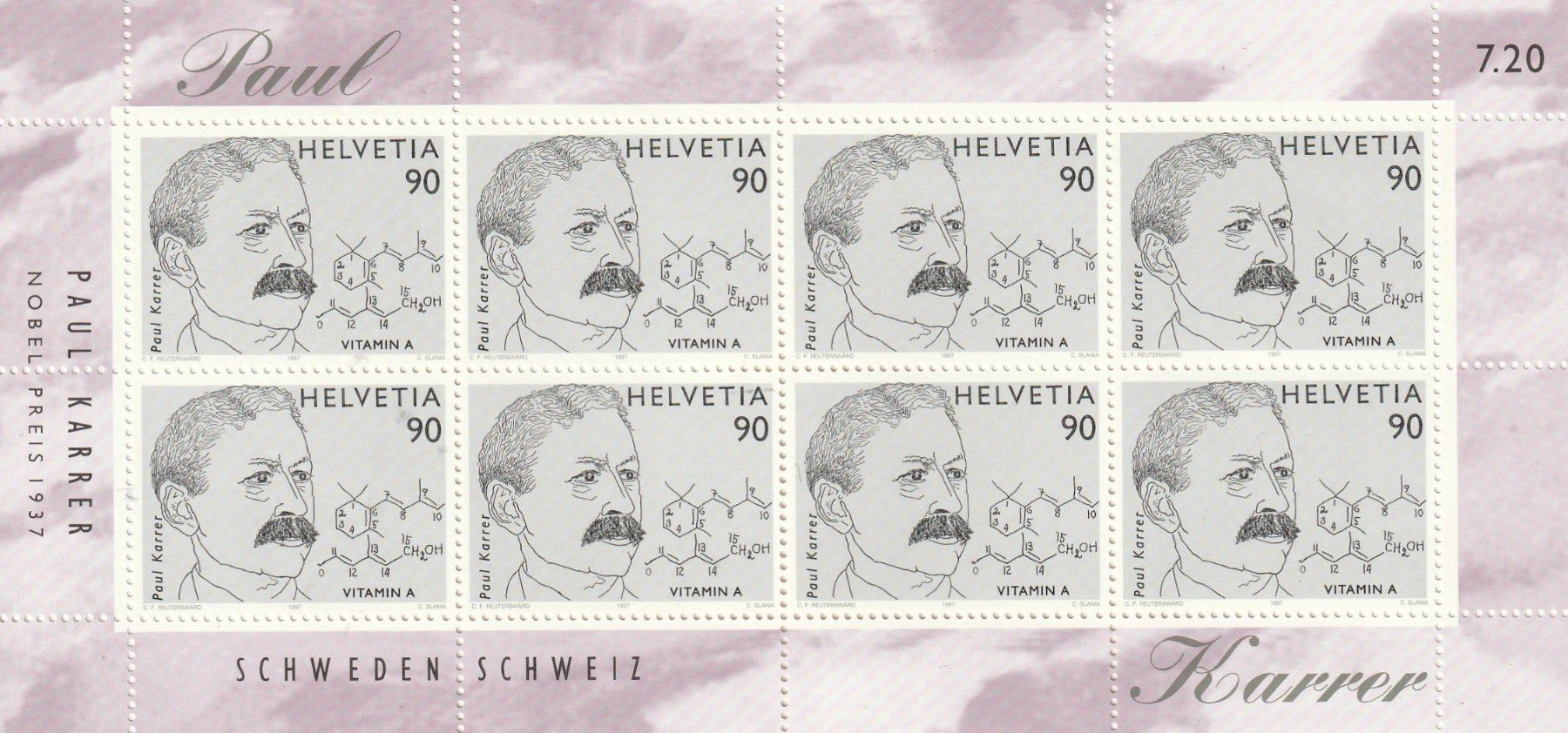 Tous les timbres: CH Frankaturware diverses Sondermarken Kleinbogen Postfrisch – Neuf avec emballage d'origine à Rupperswil par Ema10 1