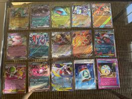 Pokémon Karten Lot 15x Japanisch EX / Mega EX Holo