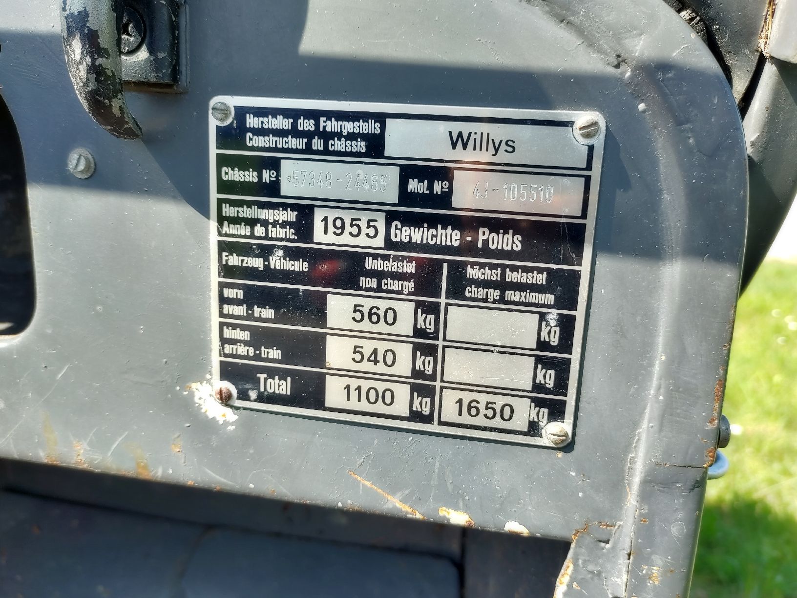 Jeep Automobili: Willys Jeep 1955 – Usato da Kaltenbach venduto da MRB3 5
