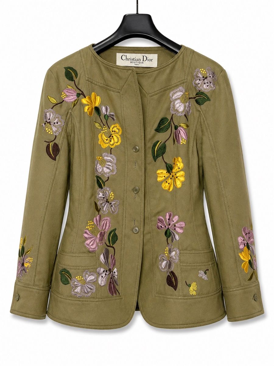 Dior Giacche: Dior jacke embroidered  – Usato da Zug venduto da agiris