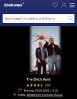 The Black Keys 07.09.2026 Bern - Sitzplatz
