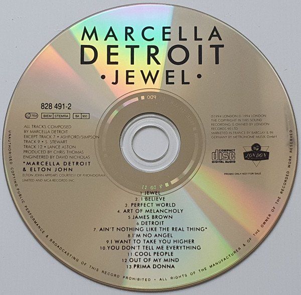 CD: Marcella Detroit - Jewel – Usato da Unterbch venduto da uqliv 2