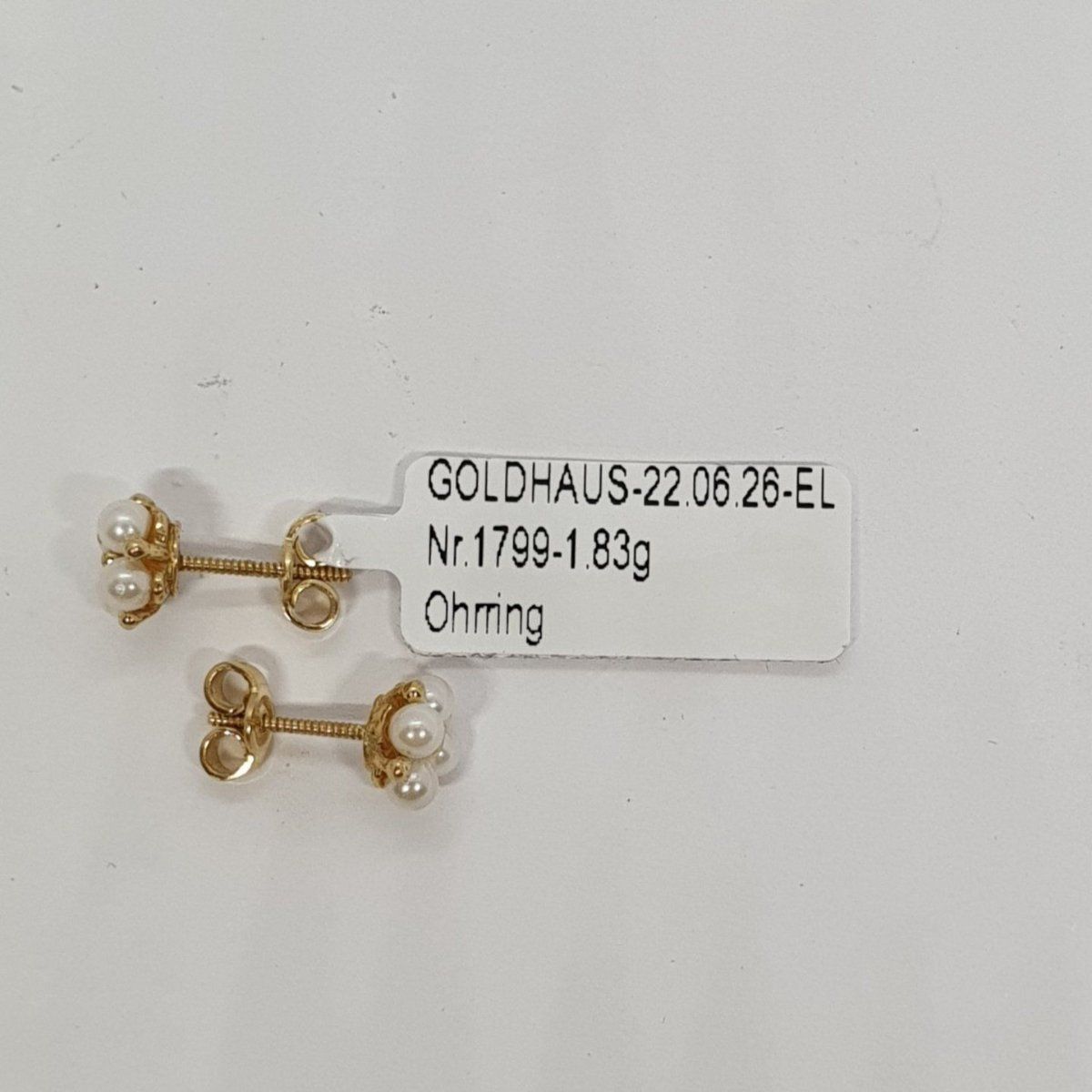 Ohrringe & -stecker: Echt 18K Gold - S.W.P Ohrstecker – Gebraucht aus Luzern von luzerngoldhaus 3