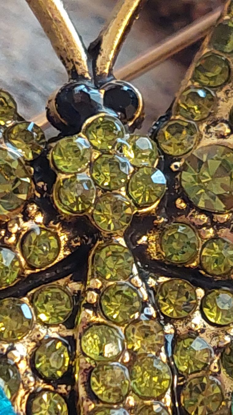 Broschen & Nadeln: Wunderschöne Brosche Schmetterling hellgrün + blau – Neu (gemäss Beschreibung) aus Oberwil BL von Kukkaniitty 4