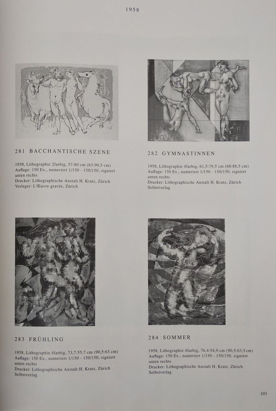 Libri: ERNI LITHOGRAPH – Usato da Goldach venduto da Gaip 1