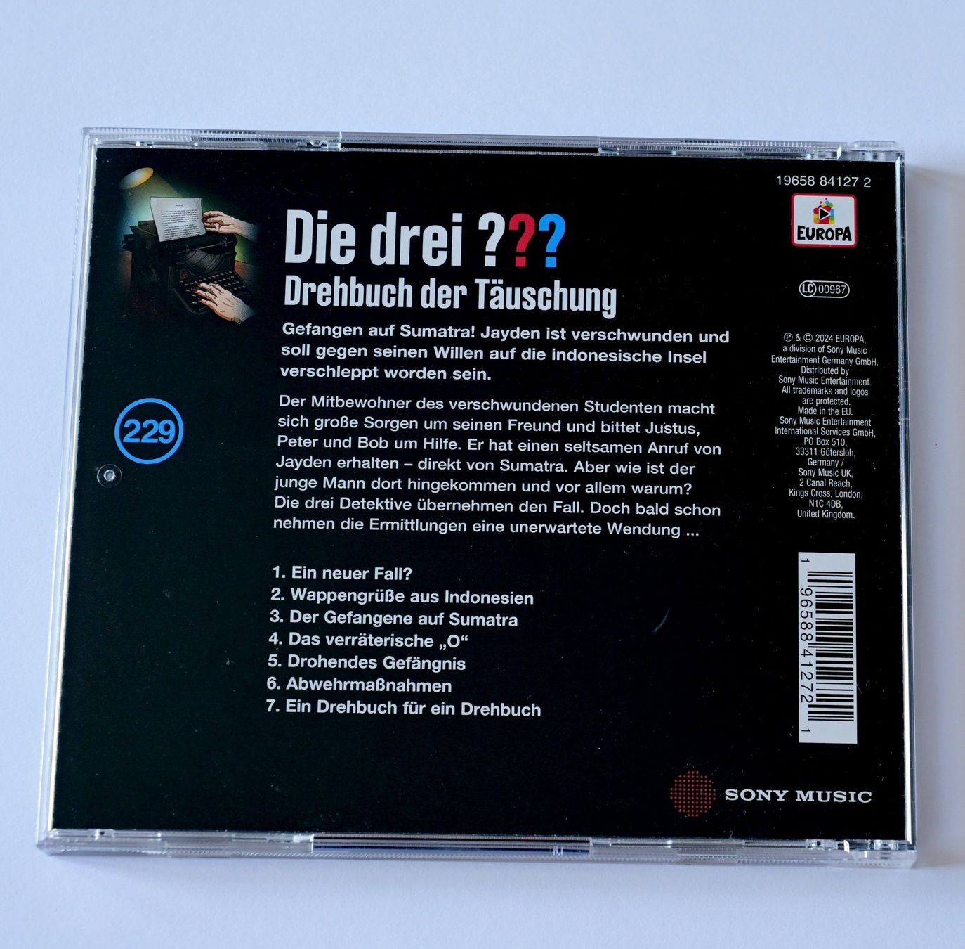 Livres audio: Die drei ??? Drehbuch der Täuschung 229 – Neuf (Voir description) à Scherz par Neogeo5000 1