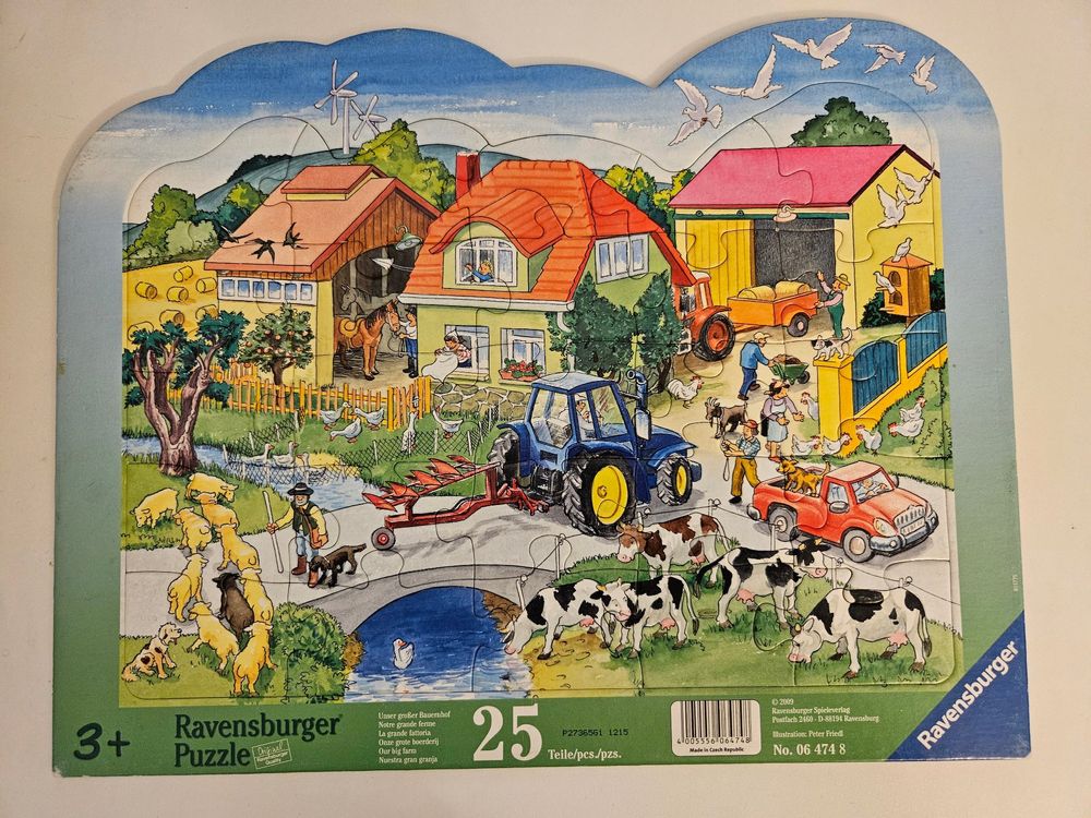 Ravensburger Puzzle Look & Find Bauernhof 84 Teile 5 (Gebraucht) in Ennenda für CHF 6 – mit