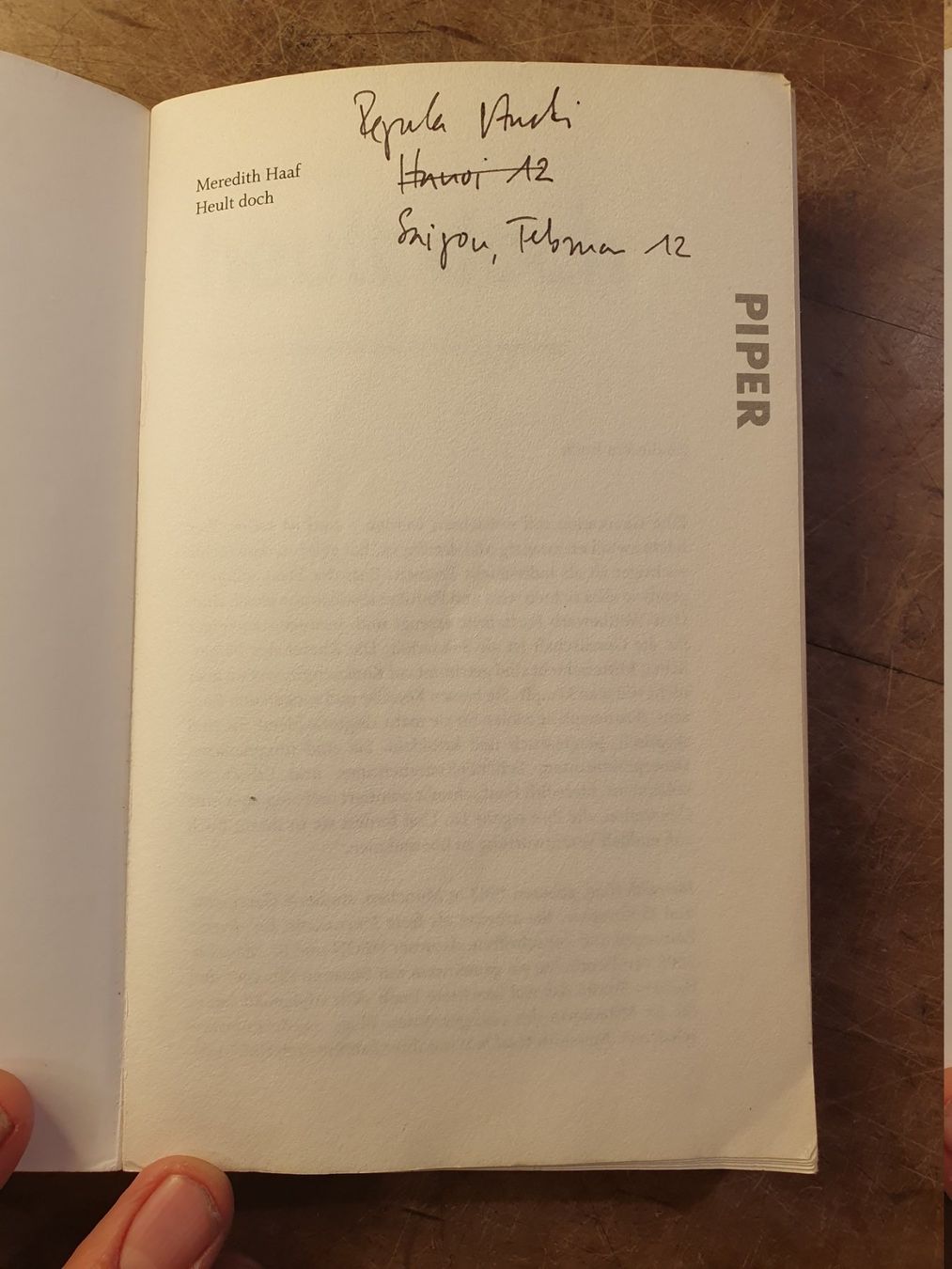 Libri: Heult doch - Meredith Haaf – Usato da Zürich venduto da loosebone 1