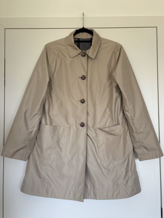 Barbour Trench coat Derby Mac réversible taille UK 12 neuf