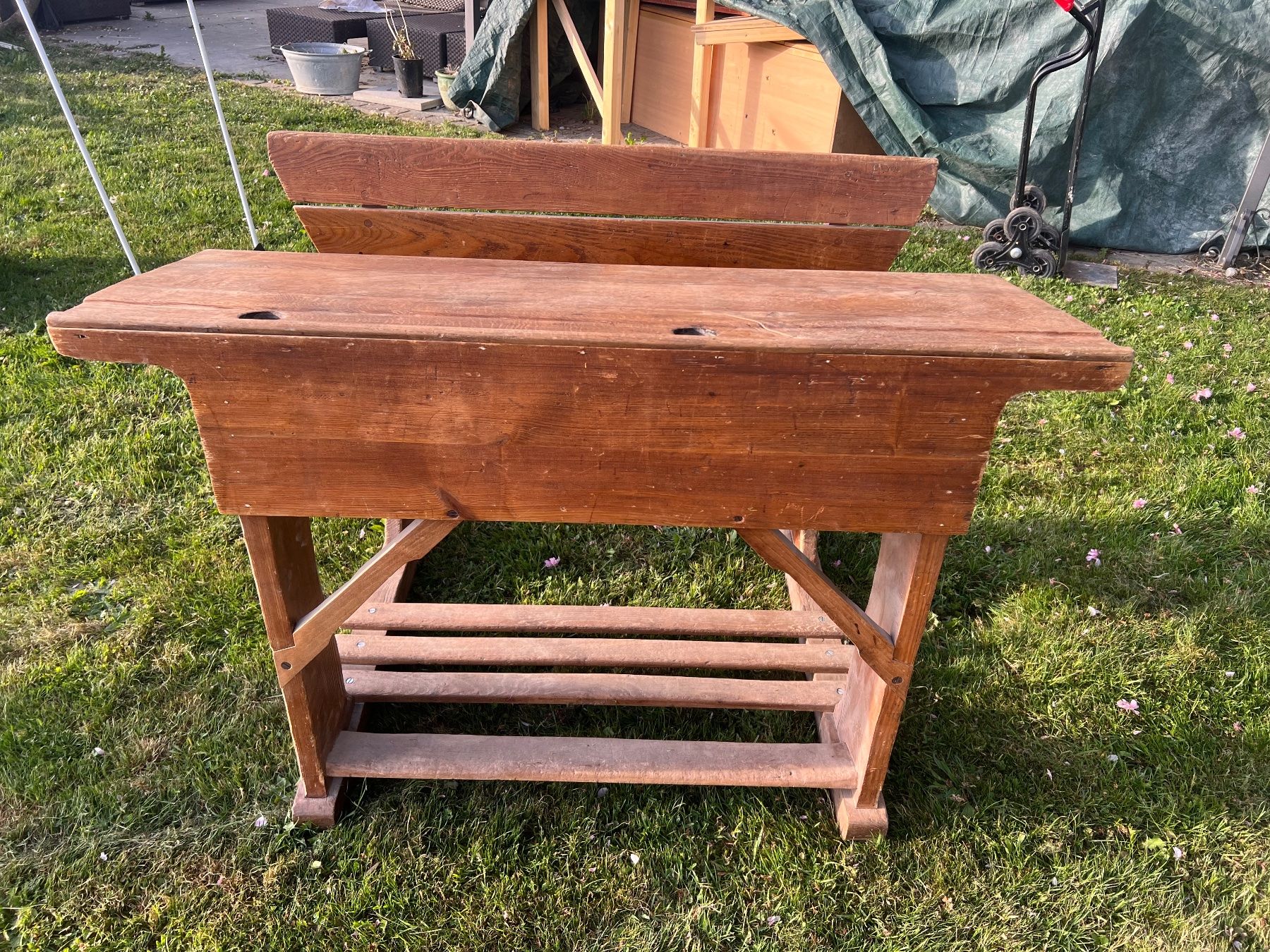Bureaux: Bureau d'écolier double – D'occasion à Ursy par jvt01 1