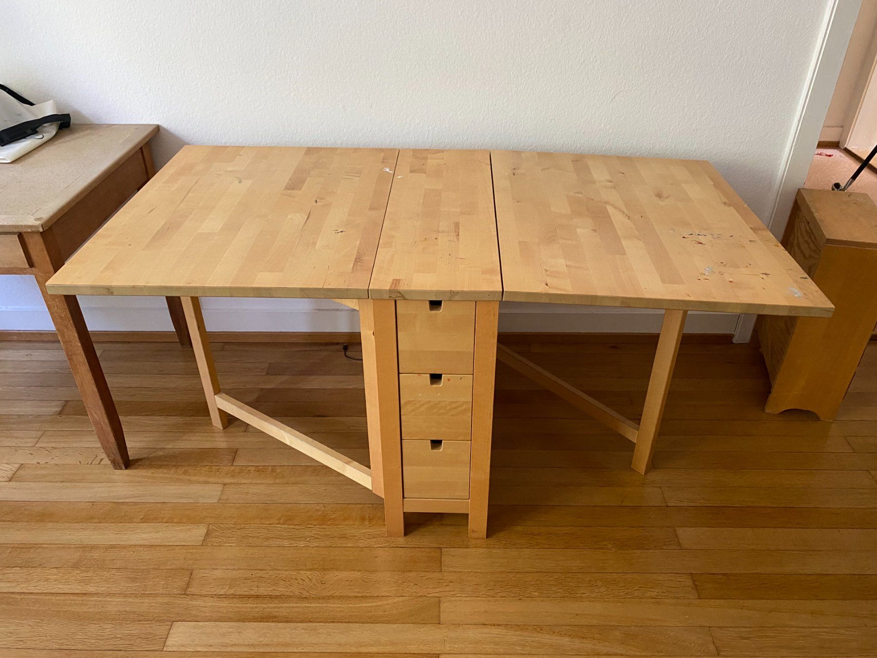Ikea Tables: Klapptisch aus Birke mit 6 Schubladen – D'occasion à Basel par jeb_c2vd 9