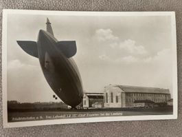 Fotokarte  Zeppelin LZ 127 Landung Friedrichshafen 1931