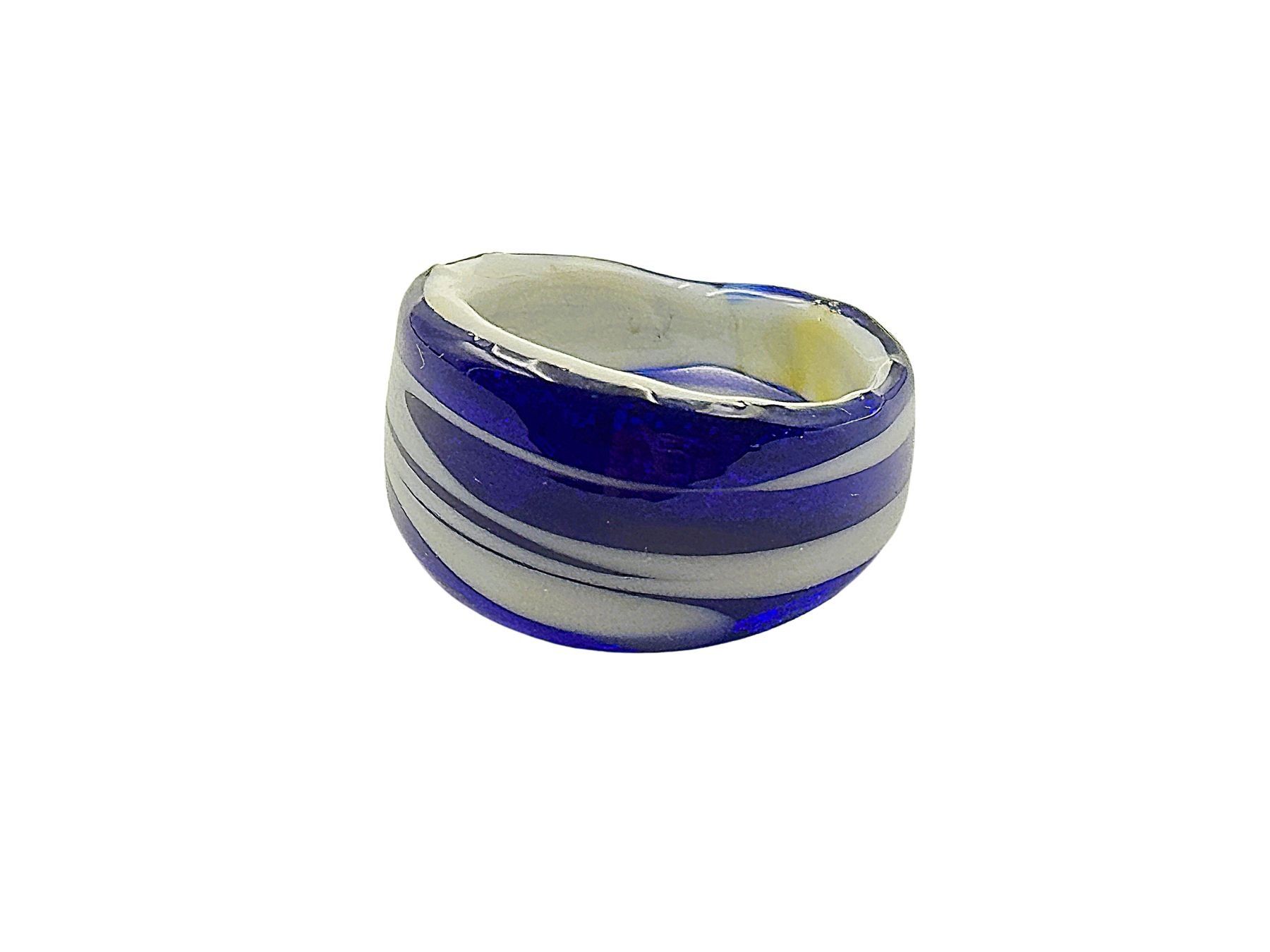 Murano Anelli: Ring Murano Glas G 54 Breite 12mm – Nuovo e nell'imballaggio originale da Oberkulm venduto da Murano-Schmuck 1
